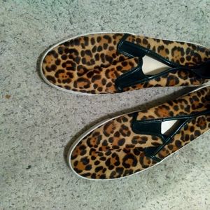 Banana republic leopard print shoes